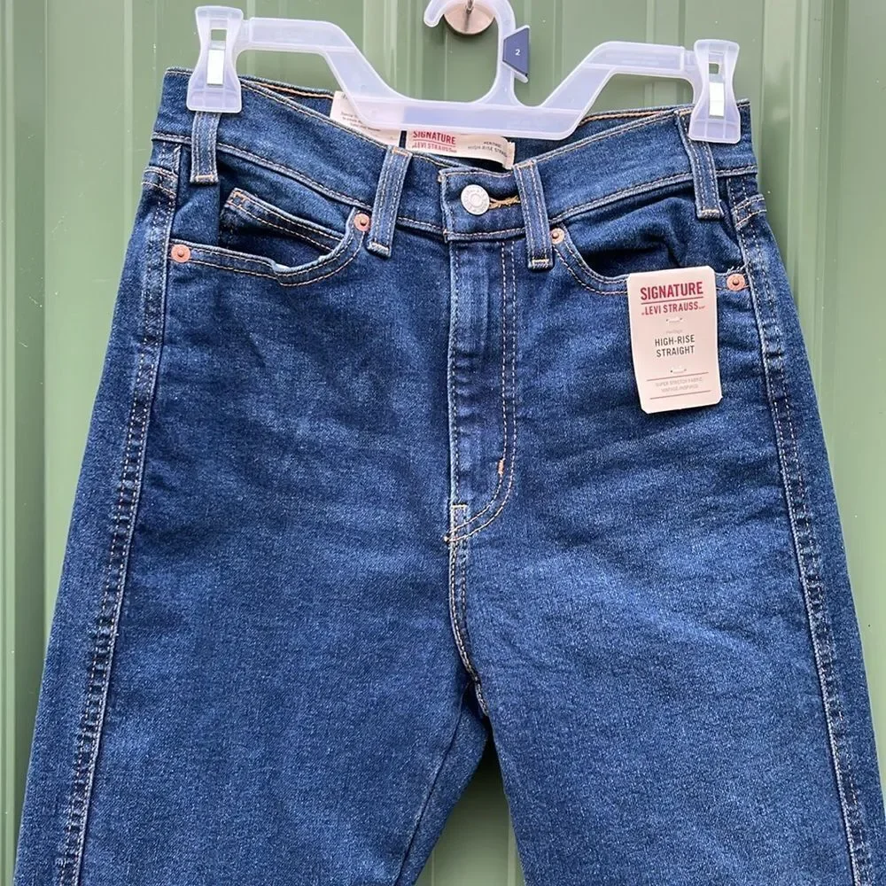 Womens Levi's Heritage High Rise Straight Jean Pants